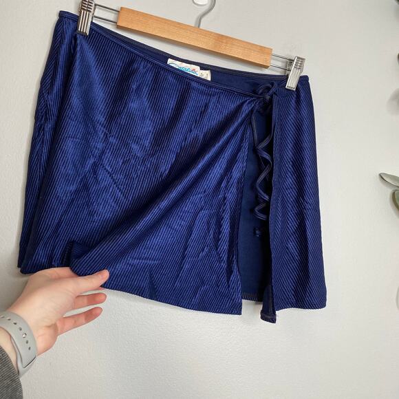 Blue Swimsuit Sarong LAST CALL - Picture 2 of 4
